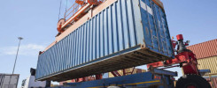 vervoer van containers of wissellaadbakken